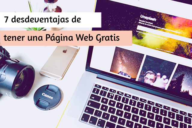 7 desventajas de una pagina web gratis